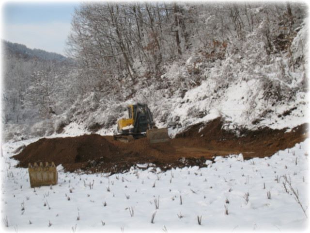 흑염소 농장 평탄작업