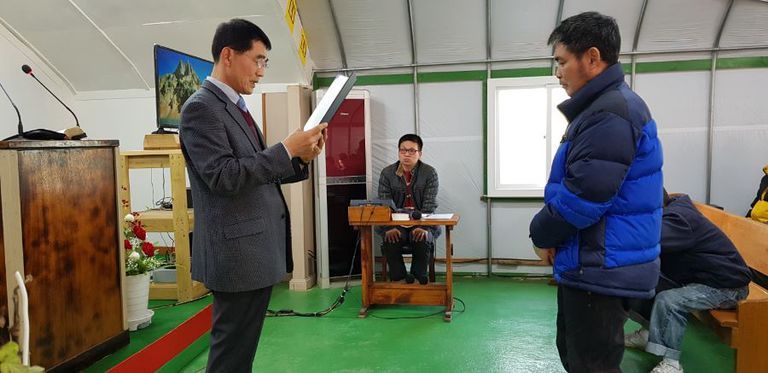 이레자활공동체 RE START 자활프로그램 작업반장 임명식